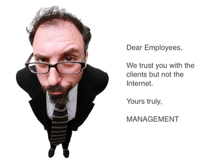 Online Communication Requires High Trust in Employees