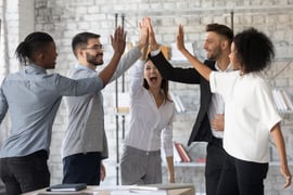 The concept of building an agency and a company. A team together and building something together. 