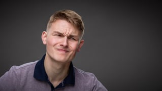 The concept of someone holding back what they want to say. 
