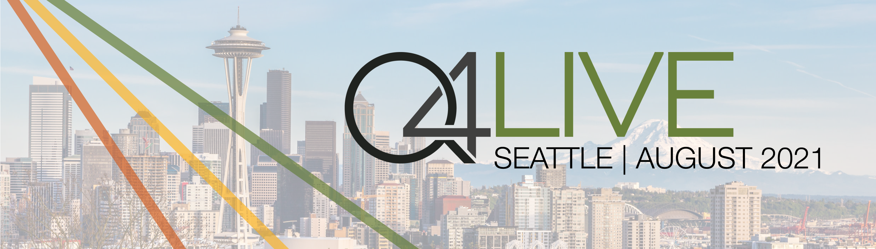 We're coming to you (Q4)LIVE from Seattle. If you can't make it, we'll miss you! Be sure to follow #Q4Live on LinkedIn to get the skinny on everything. 